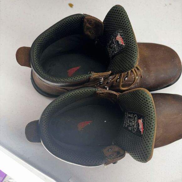 Red Wing Mens Work Boots ASTMF 2892-11 Slip Resist Leather Waterproof 13 D Oiled - Picture 8 of 10